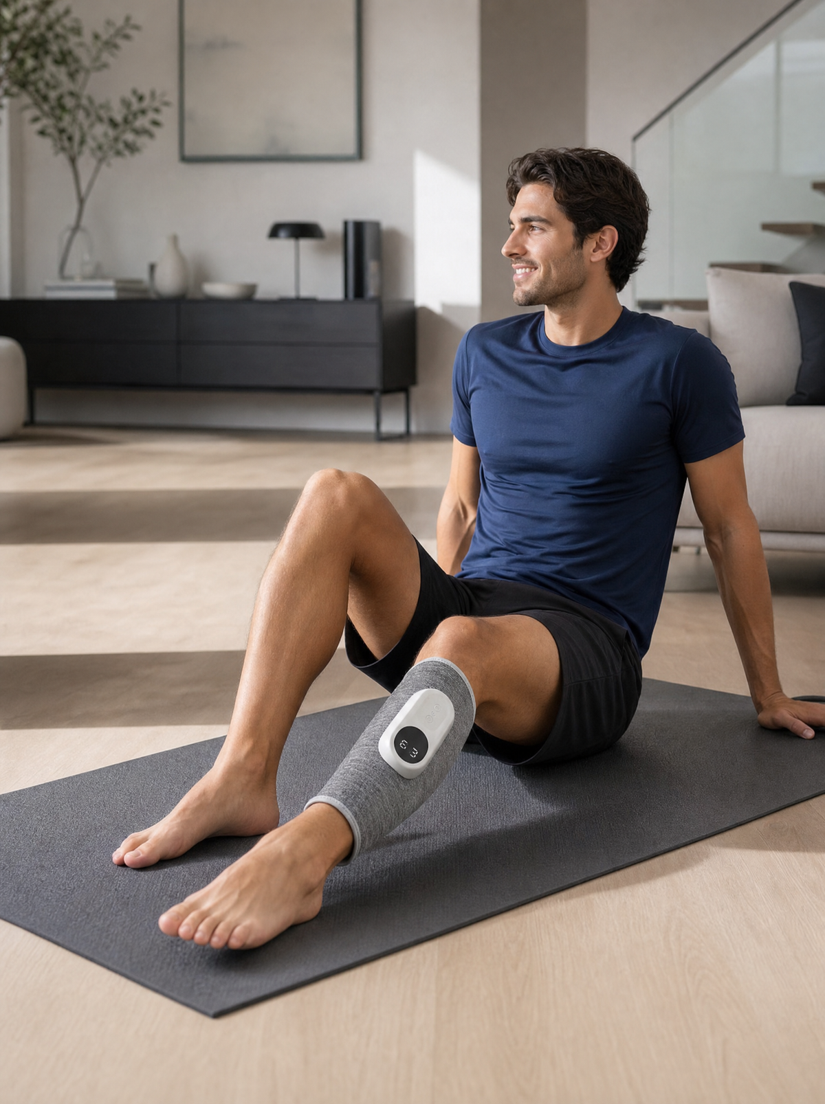 Thermara Calf Ember — lifestyle, worn on calf